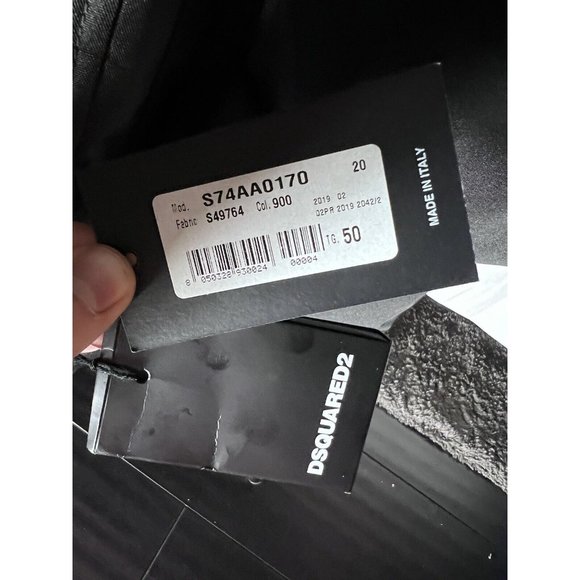 DSQUARED2 Mens Technical Double-Layered Jacket Size 50 L S74AA0171 S49764 900 NW - Picture 7 of 16